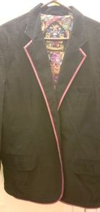 Robert Graham corduroy two buttons blazer